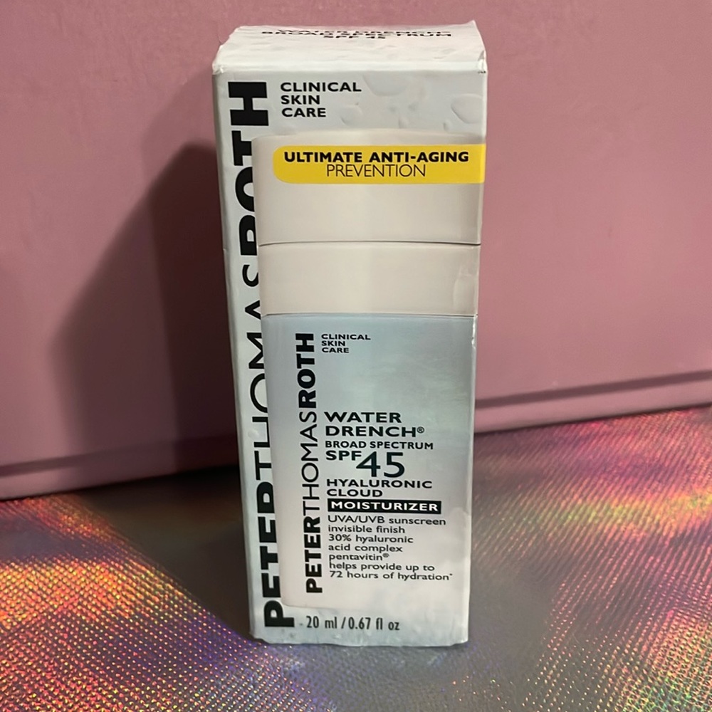 Peter Thomas Roth water, drench SPF 45 hyaluronic cloud moisturizer